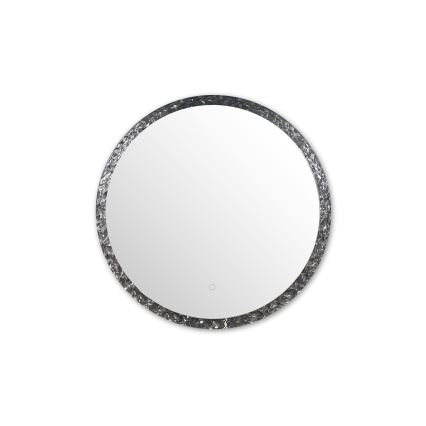 Zuma Line - LED Kylpyhuone seinä peili taustavalolla LED/24W/230V 3000/4000/6000K halkaisija 60 cm IP44 kiiltävä kromi