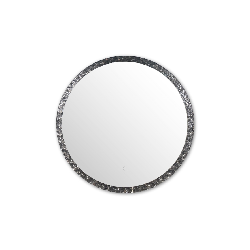 Zuma Line - LED Kylpyhuone seinä peili taustavalolla LED/24W/230V 3000/4000/6000K halkaisija 60 cm IP44 kiiltävä kromi