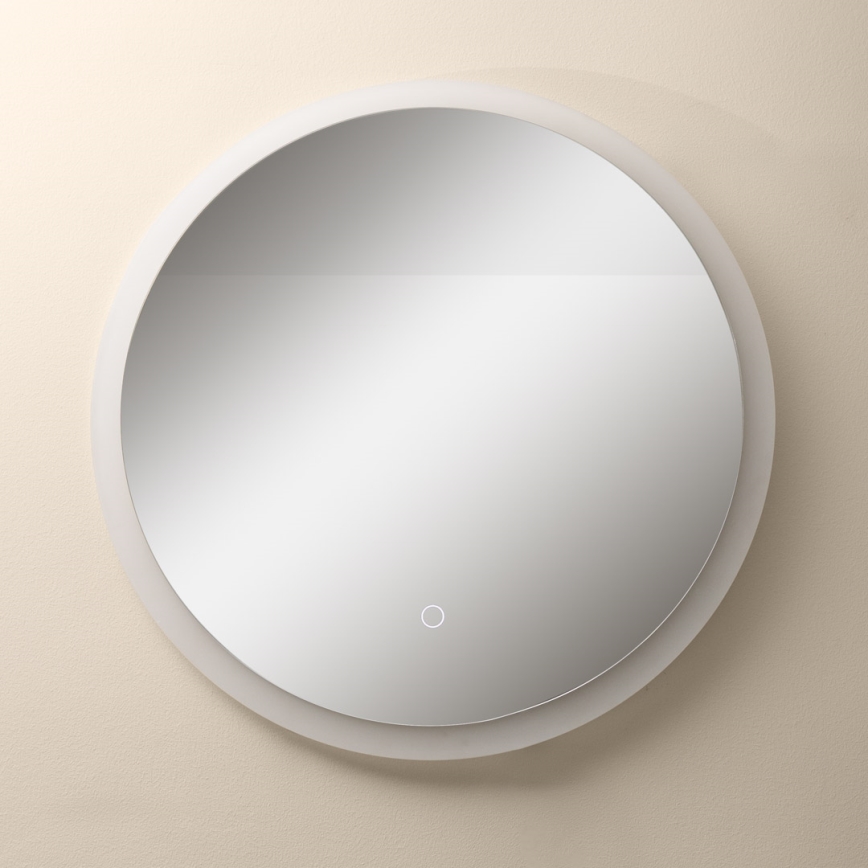 Zuma Line - LED Kylpyhuone seinä peili taustavalolla LED/24W/230V 3000/4000/6000K halkaisija 60 cm IP44 valkoinen