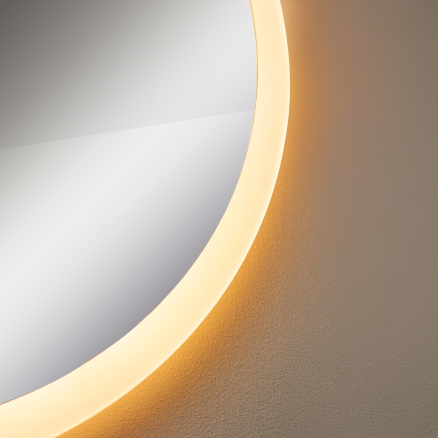 Zuma Line - LED Kylpyhuone seinä peili taustavalolla LED/24W/230V 3000/4000/6000K halkaisija 60 cm IP44 valkoinen