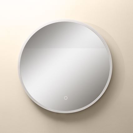 Zuma Line - LED Kylpyhuone seinä peili taustavalolla LED/24W/230V 3000/4000/6000K halkaisija 60 cm IP44 valkoinen/kulta