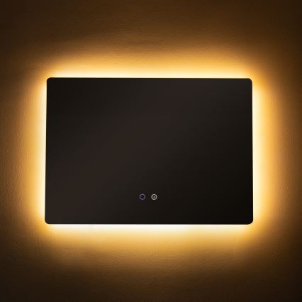 Zuma Line - LED Kylpyhuone lämmitetty seinä peili taustavalolla LED/24W/230V 3000/4000/6000K 70x50 cm IP44