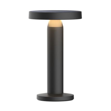 Zuma Line - LED Himmennettävä aurinko ladattava pöytävalaisin LED/2W/2000 mAh IP44 musta