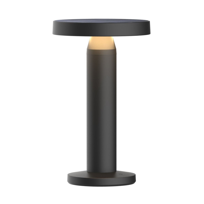Zuma Line - LED Himmennettävä aurinko ladattava pöytävalaisin LED/2W/2000 mAh IP44 musta
