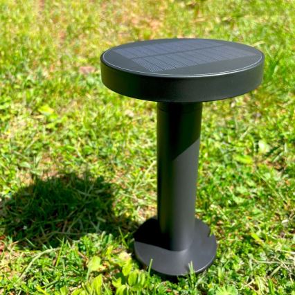 Zuma Line - LED Himmennettävä aurinko ladattava pöytävalaisin LED/2W/2000 mAh IP44 musta