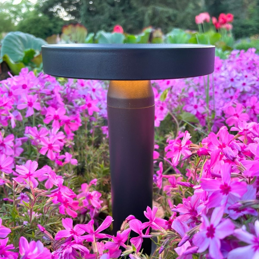 Zuma Line - LED Himmennettävä aurinko ladattava pöytävalaisin LED/2W/2000 mAh IP44 musta