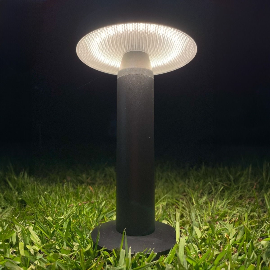 Zuma Line - LED Himmennettävä aurinko ladattava pöytävalaisin LED/2W/2000 mAh IP44 musta