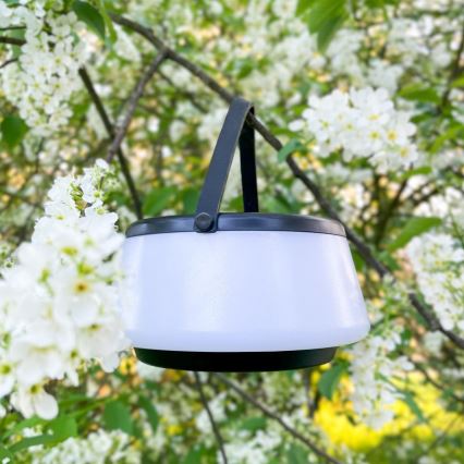 Zuma Line - LED Himmennettävä aurinko ladattava pöytävalaisin LED/2,2W/2000 mAh IP44 musta