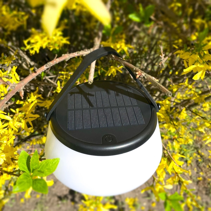Zuma Line - LED Himmennettävä aurinko ladattava pöytävalaisin LED/2,2W/2000 mAh IP44 musta