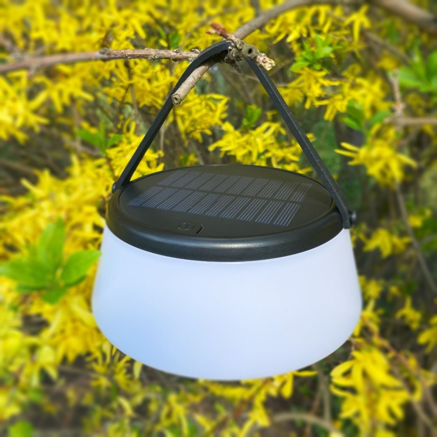 Zuma Line - LED Himmennettävä aurinko ladattava pöytävalaisin LED/2,2W/2000 mAh IP44 musta