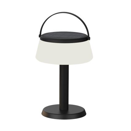 Zuma Line - LED Himmennettävä aurinko ladattava pöytävalaisin LED/2,2W/2000 mAh IP44 musta