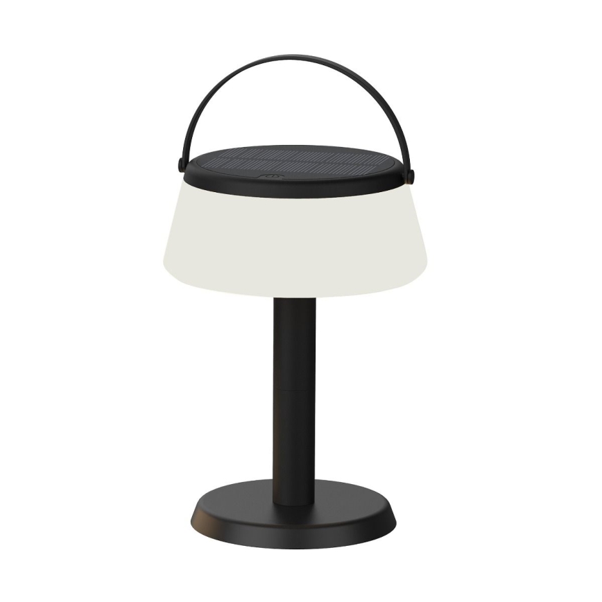 Zuma Line - LED Himmennettävä aurinko ladattava pöytävalaisin LED/2,2W/2000 mAh IP44 musta