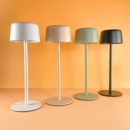 Zuma Line - LED Himmennettävä ja ladattava pöytälamppu LED/2W/1200 mAh IP44 kerma