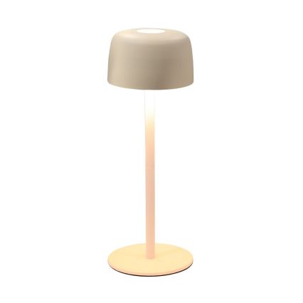 Zuma Line - LED Himmennettävä ja ladattava pöytälamppu LED/2W/1200 mAh IP44 kerma