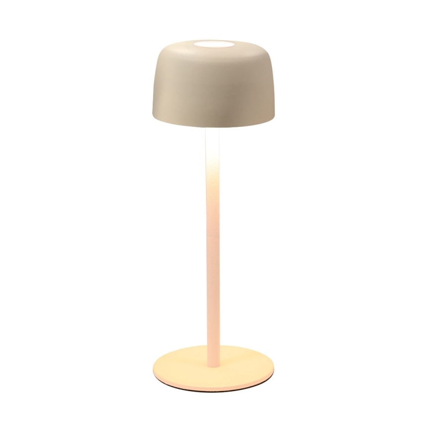 Zuma Line - LED Himmennettävä ja ladattava pöytälamppu LED/2W/1200 mAh IP44 kerma