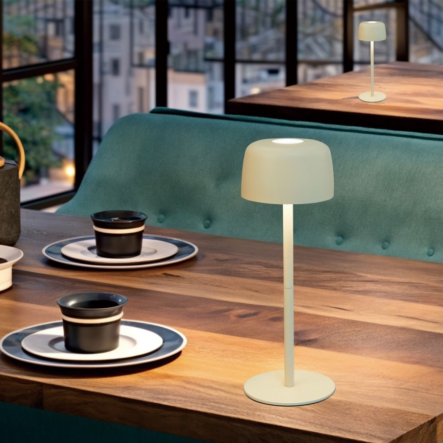Zuma Line - LED Himmennettävä ja ladattava pöytälamppu LED/2W/1200 mAh IP44 vihreä