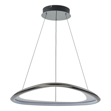 Zuma Line - Himmennettävä LED-kattokruunu johdossa LED/34W/230V 3000K musta kiiltävä kromi