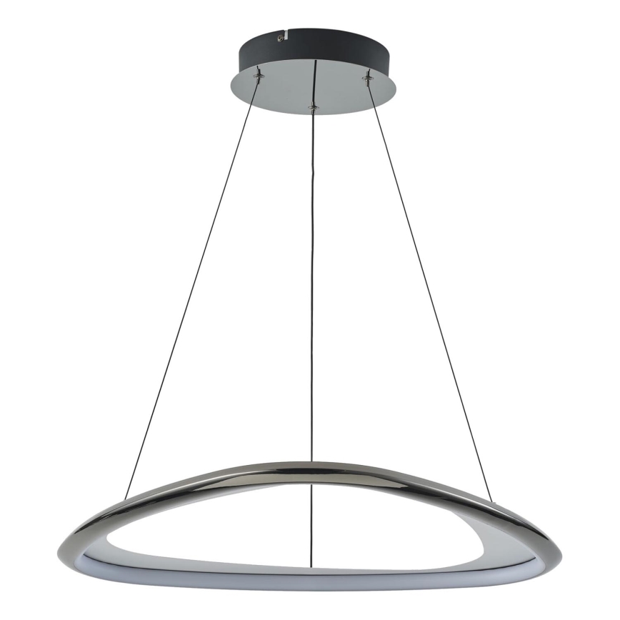 Zuma Line - Himmennettävä LED-kattokruunu johdossa LED/34W/230V 3000K musta kiiltävä kromi