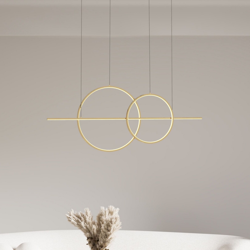 Zuma Line - Himmennettävä LED-kattokruunu johdossa LED/34W/230V kulta