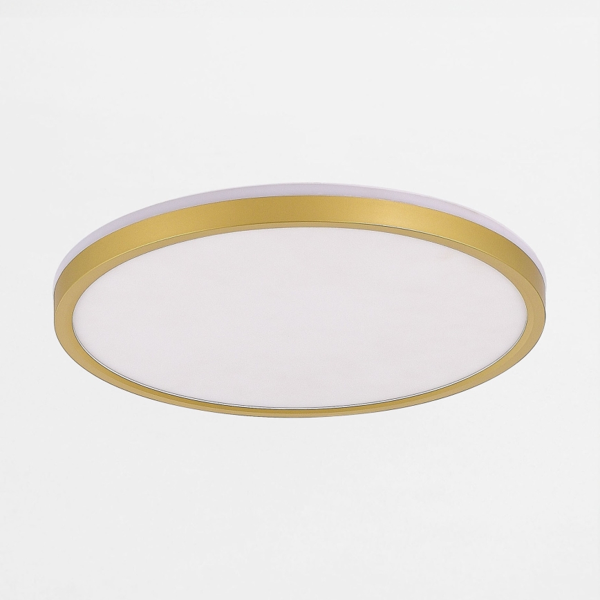 Zuma Line - Himmennettävä LED-kattovalaisin LED/26,5W/230V + LED/6,5W 3000/4000/5500K halkaisija 32 cm kulta