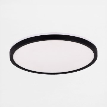 Zuma Line - Himmennettävä LED-kattovalaisin LED/26,5W/230V + LED/6,5W 3000/4000/5500K halkaisija 32 cm musta