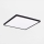 Zuma Line - Himmennettävä LED-kattovalaisin LED/38W/230V + LED/12W 3000/4000/5500K 40x40 cm musta