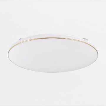 Zuma Line - Himmennettävä LED-kattovalaisin OMAR LED/48W/230V halkaisija 53 cm kulta