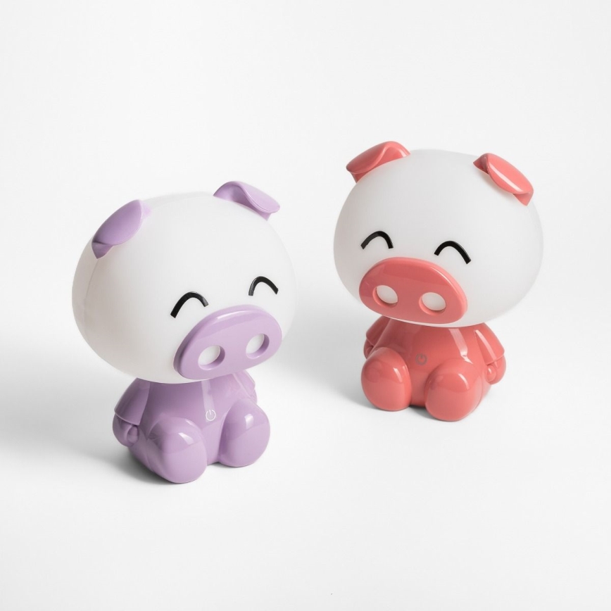 Zuma Line - LED Himmennettävä children's kosketus pöytävalaisin LED/3W/230V sika violetti
