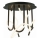 Zuma Line - Kiinteä LED-kattokruunu LED/45W/230V 3000/4000/6000K musta