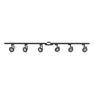 Zuma Line - Kohdevalo kiskojärjestelmään 6xGU10/10W/230V musta