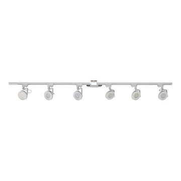 Zuma Line - Kohdevalo kiskojärjestelmään 6xGU10/10W/230V valkoinen