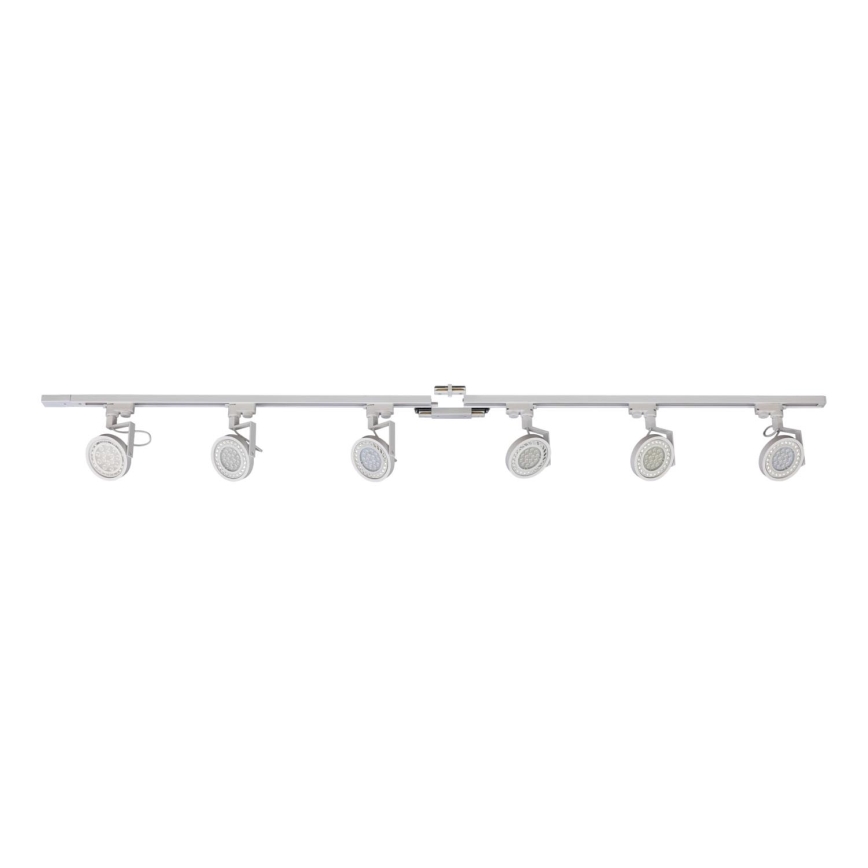 Zuma Line - Kohdevalo kiskojärjestelmään 6xGU10/10W/230V valkoinen