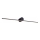 Zuma Line - Kylpyhuoneen LED-peilivalo LED/8W/230V 60 cm IP44 musta