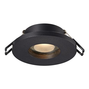 Zuma Line - Kylpyhuoneen upotettu valo 1xGU10/50W/230V IP54 musta