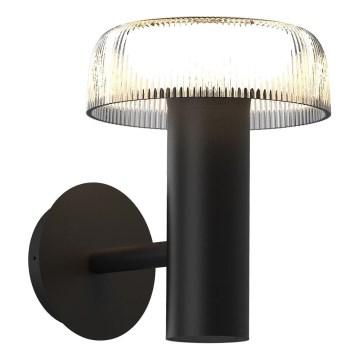 Zuma Line - LED aurinko seinä lamppu LED/2,5W/2000 mAh IP44 musta