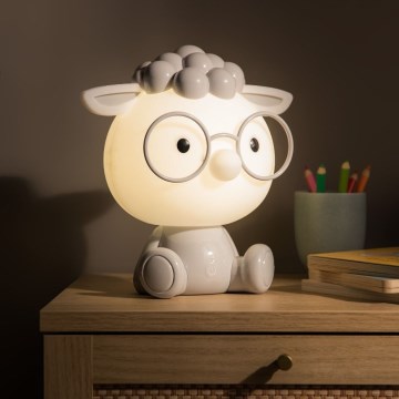 Zuma Line - LED Himmennettävä children's kosketus pöytävalaisin LED/3W/230V lammas harmaa