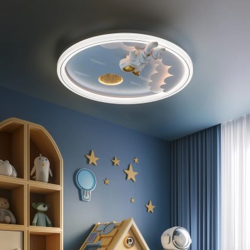 Zuma Line - LED Himmennettävä dětské Kattovalo LED/42W/230V 3000/5700K astronaut