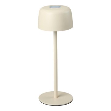 Zuma Line - LED Himmennettävä ja ladattava pöytälamppu LED/2W/1200 mAh IP44 kerma