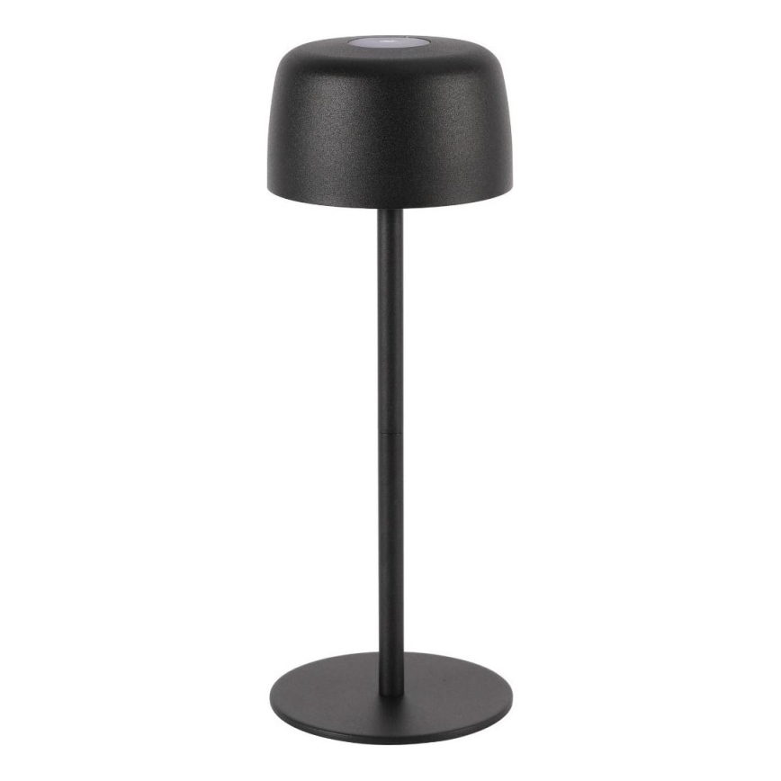 Zuma Line - LED Himmennettävä ja ladattava pöytälamppu LED/2W/1200 mAh IP44 musta