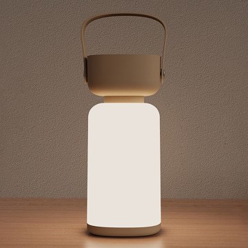 Zuma Line - LED Himmennettävä ja ladattava pöytälamppu LED/3W/1200 mAh 3000/4000/6500K IP44 ruskea