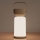 Zuma Line - LED Himmennettävä ja ladattava pöytälamppu LED/3W/1200 mAh 3000/4000/6500K IP44 ruskea