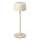 Zuma Line - LED himmennettävä ladattava pöytävalaisin LED/2W/1200 mAh IP44 kerma