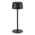 Zuma Line - LED himmennettävä ladattava pöytävalaisin LED/2W/1200 mAh IP44 musta