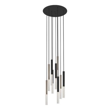 Zuma Line - LED-kattokruunu johdossa 9xLED/5W/230V musta/messinki