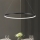 Zuma Line - LED-kattokruunu johdossa LED/28W/230V 3000/4000/6000K halkaisija 60 cm musta
