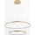 Zuma Line - LED-kattokruunu johdossa LED/40W/230V kulta