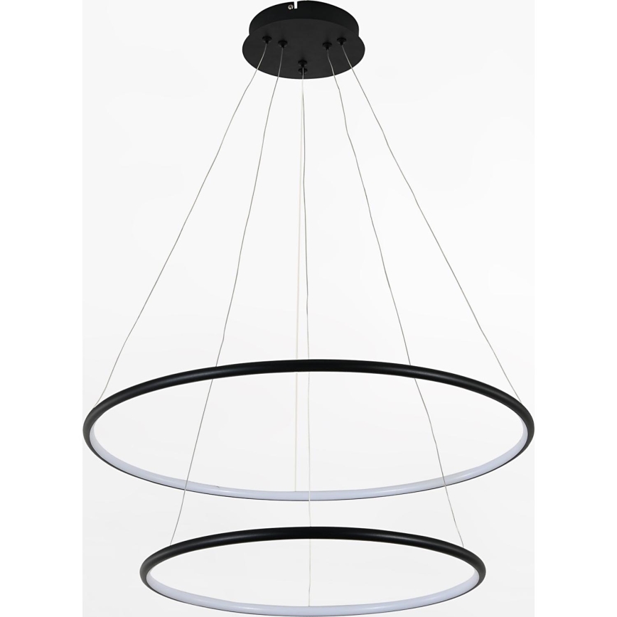 Zuma Line - LED-kattokruunu johdossa LED/40W/230V musta