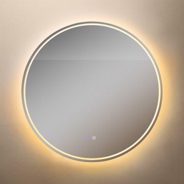 Zuma Line - LED Kylpyhuone lämmitetty seinä peili taustavalolla LED/24W/230V 3000/4000/6000K halkaisija 80 cm IP44