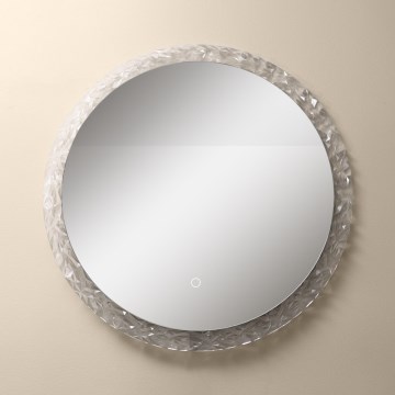Zuma Line - LED Kylpyhuone seinä peili taustavalolla LED/24W/230V 3000/4000/6000K halkaisija 60 cm IP44 kiiltävä kromi