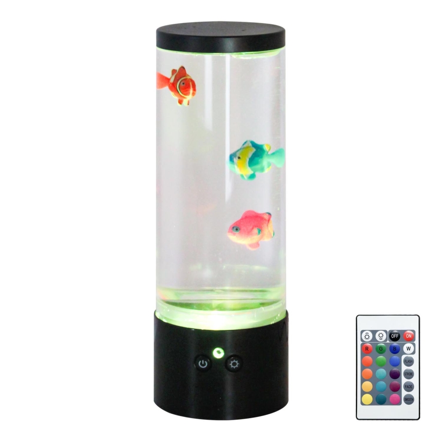 Zuma Line - LED RGB Himmennettävä pöytävalaisin LED/1W/5V/3xAA + kauko-ohjaus